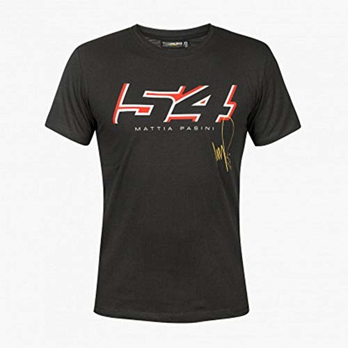 Valentino Rossi Vr46 Mattia Pasini, t-shirt męski, ciemnoszary, S MPMTS344720NF003