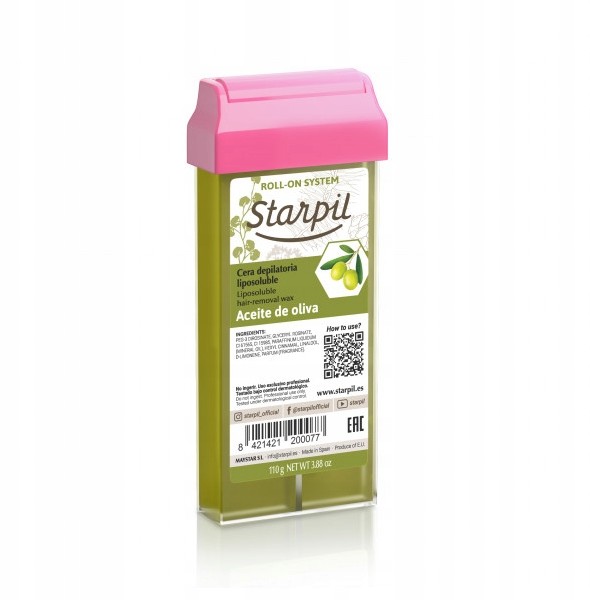 Starpil Wosk Do Depilacji Oliwkowy Rolka 110g