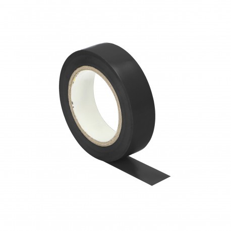 Zestaw 10 taśm izolacyjnych 15mm, czarna, uniepalniona, grubość 0,13mm, długość 10m OR-AE-13214/B/10M/S