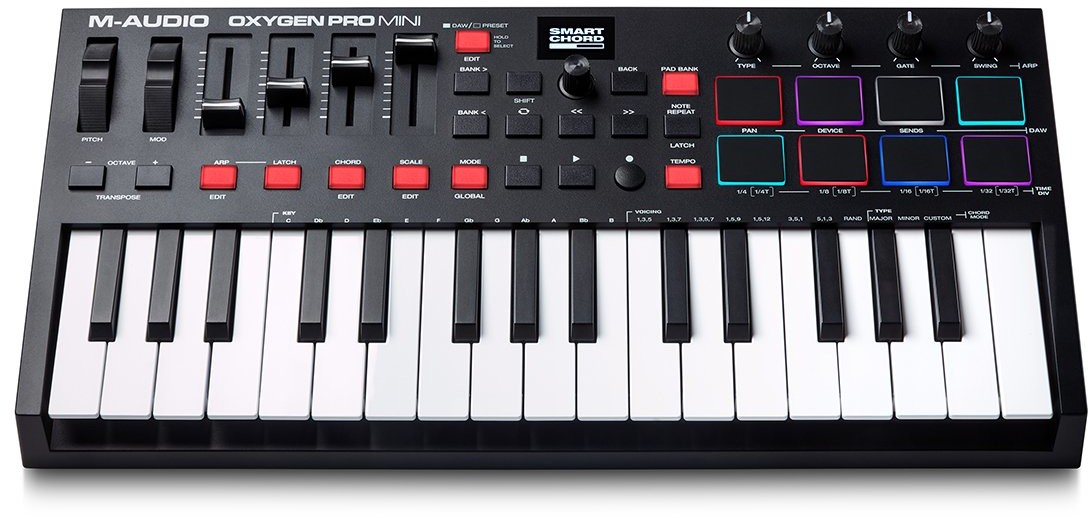 M-AUDIO Oxygen Pro Mini - Kontroler USB I Expresowa wysyłka I 30 dni na zwrot !!
