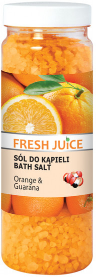 Fresh Juice orange & guarana sól do kąpieli 700g