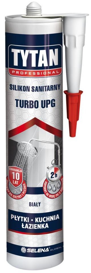 Tytan Silikon sanitarny Turbo UPG biały 280 ml