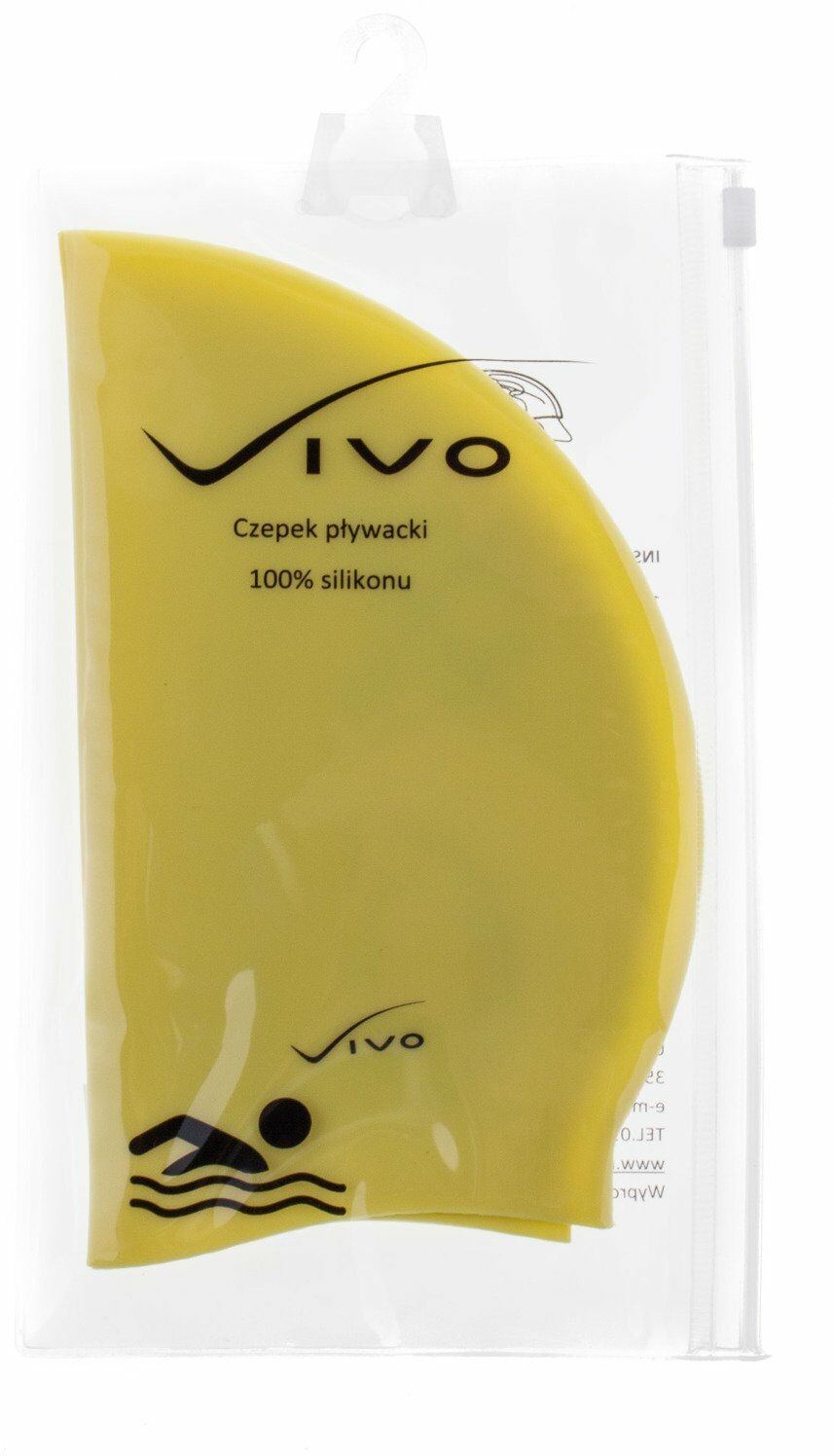 Vivo Czepek silikonowy Vivo B-1304 żółty