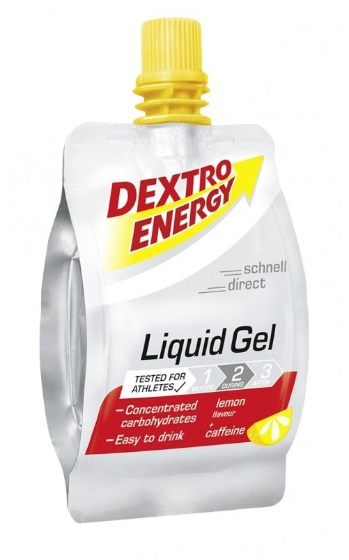 DEXTRO ENERGY ENERGY LIQUID GEL ŻEL ENERGETYCZNY 60ML O SMAKU CYTRYNOWYM Z KOFEINĄ