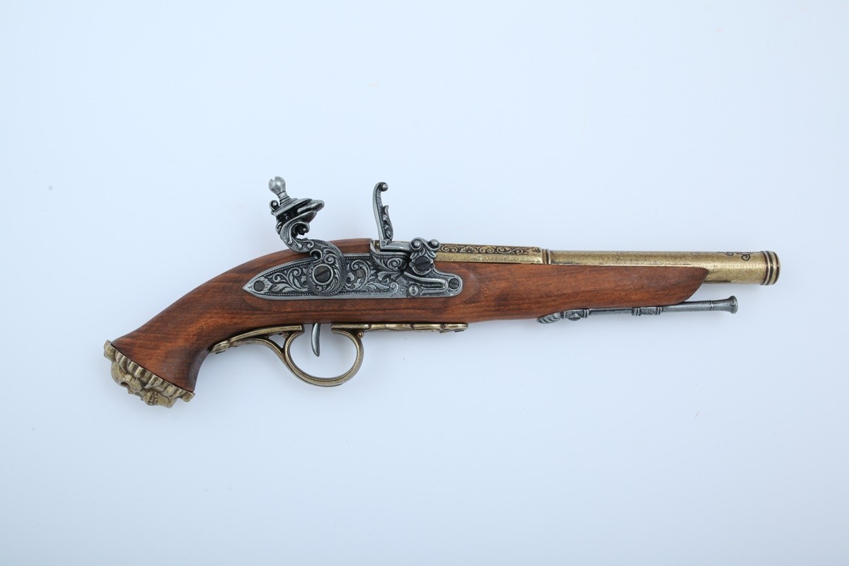 Denix SA REPLIKA PIRACKI PISTOLET SKAŁKOWY z XVIIIw MODEL 1103 L 1103 L