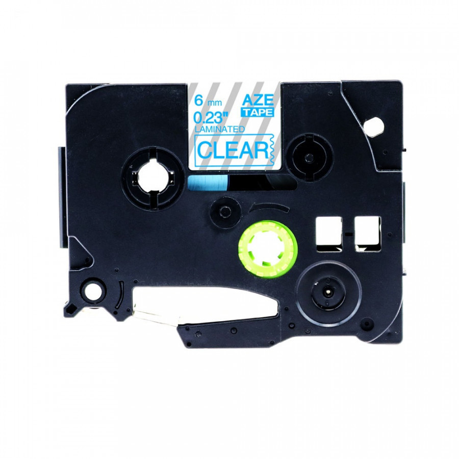 Brother Taśma zamiennik TZ-113 / TZe-113, 6mm x 8m, niebieski druk / przezroczysty podkład