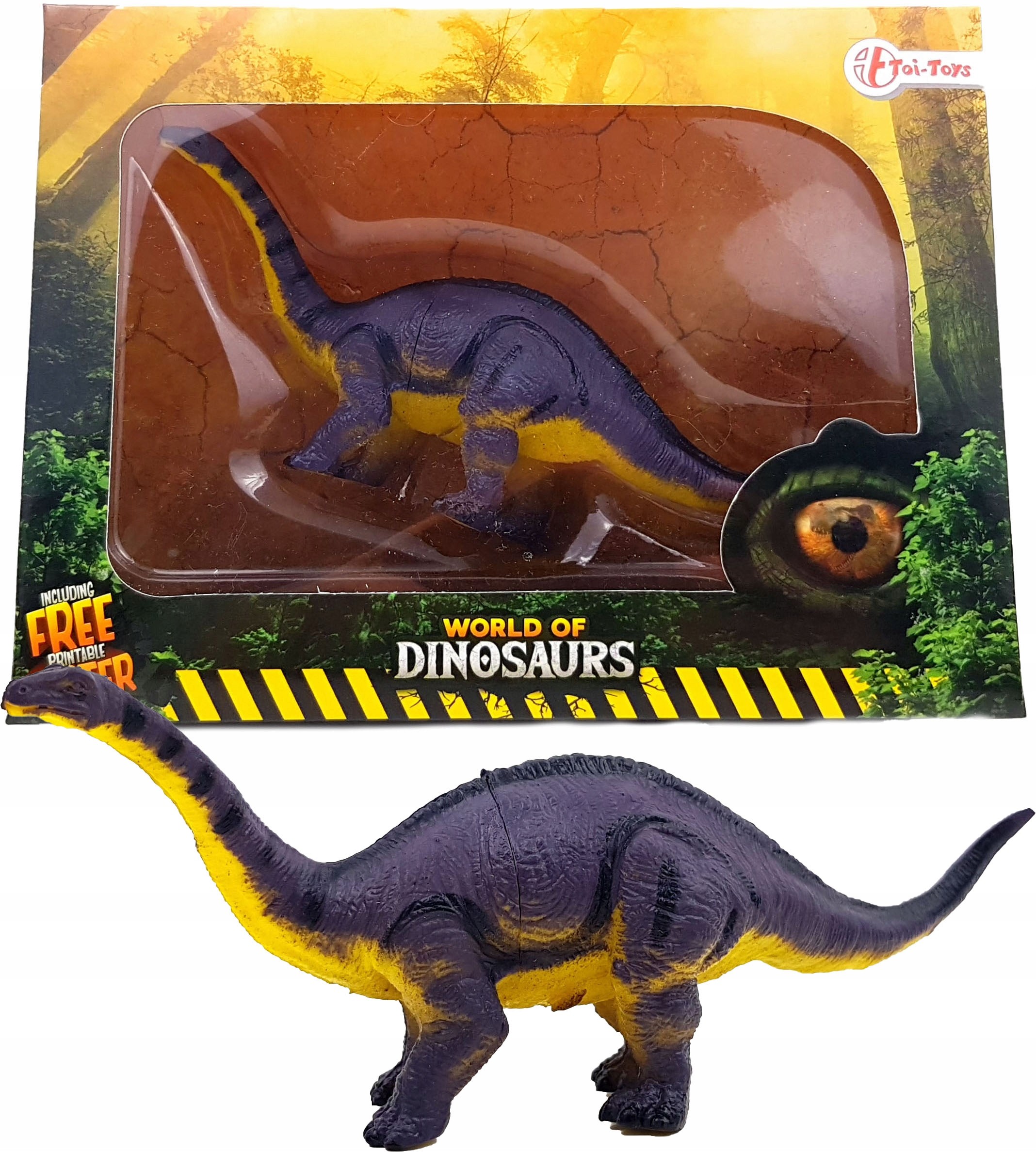 Dinozaur Gumowy Figurka - Zabawka - Raptor