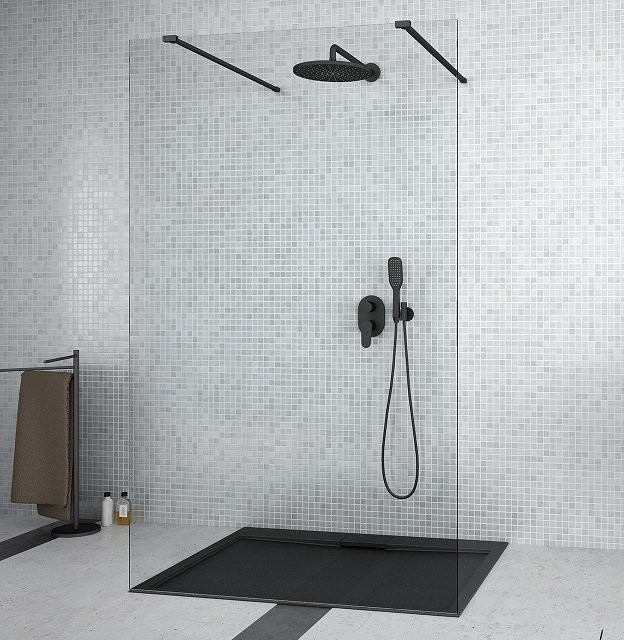 Besco Due Black 100x195 ADB-100-195C