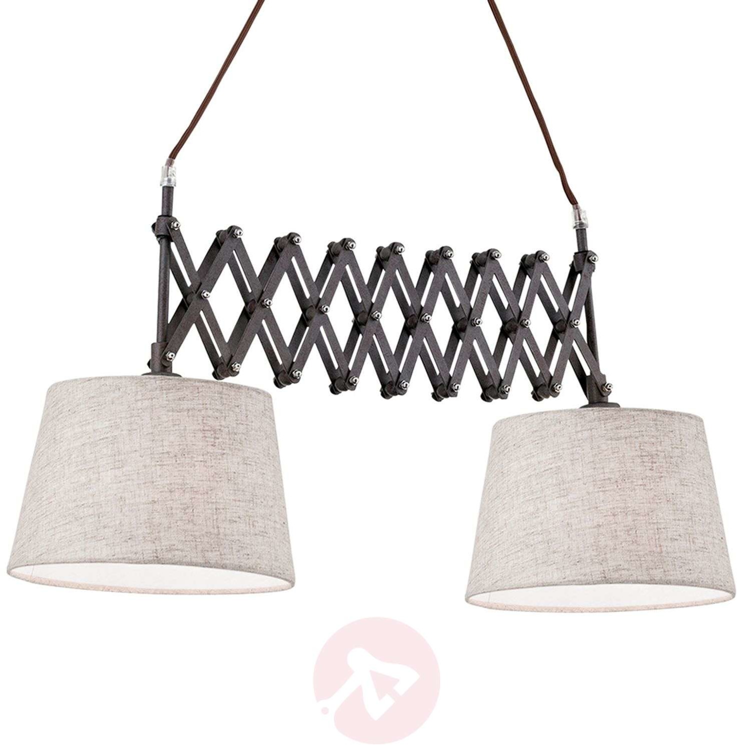 Orion Lampa wisząca Factory nożycowa, 2-punktowa