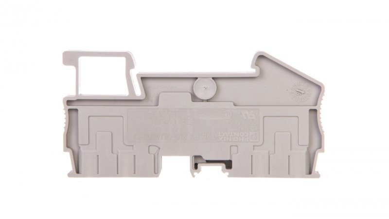 Phoenix Contact Listwa zaciskowa przepustowa 4-przewodowa 0,14-4mm2 szara PT 2,5-QUATTRO 3209578 /50szt./ 3209578