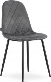 Mufart Mufart Krzeso LUKA ciemny szary aksamit x 4