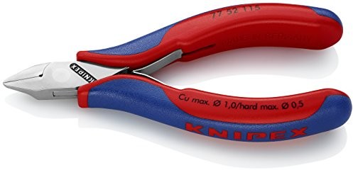 Knipex 77 52 115 szczypce boczne 115 MM elektronicznych, durchgesteckt 77 52 115