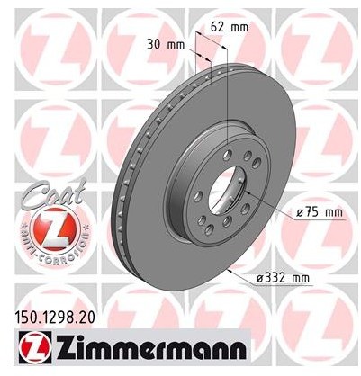Zimmermann Tarcza hamulcowa 150.1298.20