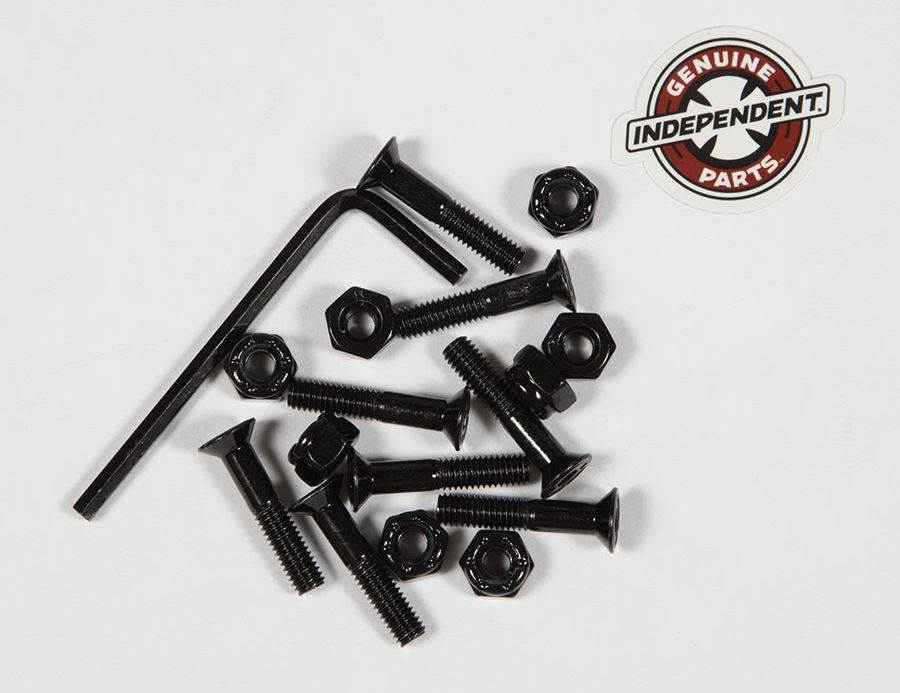 INDEPENDENT śrubki montażowe INDEPENDENT 1inch ALLEN HARDWARE Black
