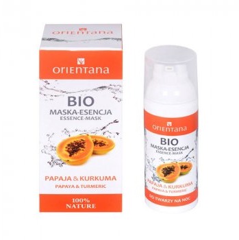 Orientana BIO Maska-esencja Papaja i Kurkuma 50ml