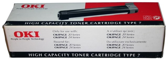 Oki Wyprzedaż Oryginał Toner Oki 41022502 Type 7 do OKI OkiPage 18 20 20+ 20n 24dx | 6 000 str | czarny black 41022502_wyp