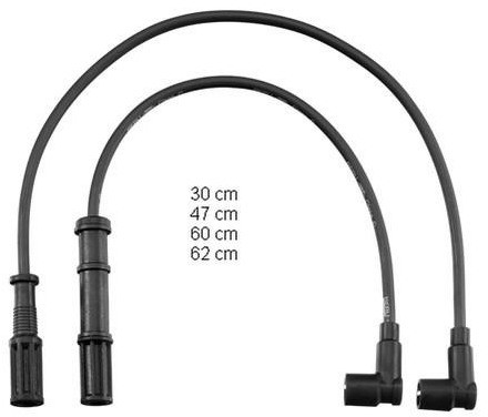 BERU Zestaw przewodów zapłonowych BERU ZEF1477