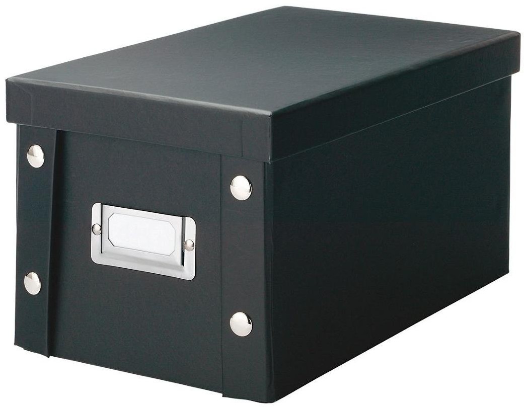 Zeller Pudełko na płyty CD czarne, 15x28x16,5 cm