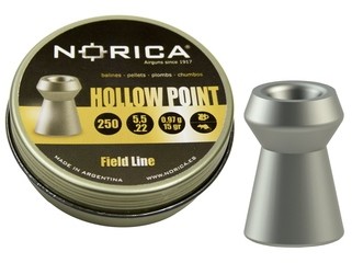 Zdjęcia - Pocisk i nabój Norica  Śrut do wiatrówki Hollow Point - 4,5 mm - 250 szt. 