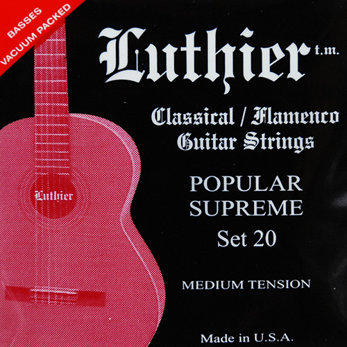 Luthier SET 20 struny do gitary klasycznej MEDIUM