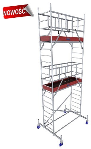 Krause ProTec rusztowanie aluminiowe wys.rob. 6,30m (940131)