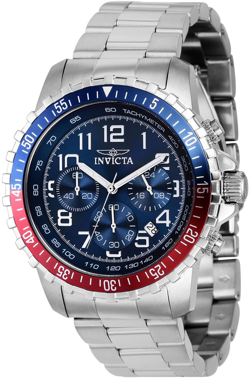 Zegarek INVICTA WATCH - 39123 Silver/Red/Navy