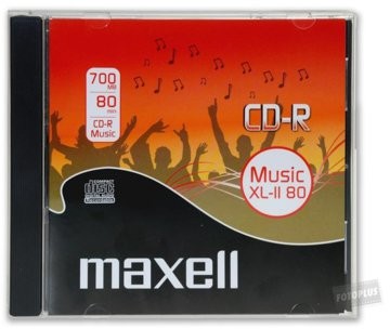 Maxell CD-R 700 MB AUDIO XL II JEWELCASE Pudełko 624880.40