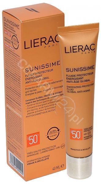 Lierac unissime energetyzująca emulsja ochronna SPF 50 40 ml