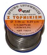 Cyna Spoiwo lutownicze z topnikiem 3x0,25 5FD0-3164C