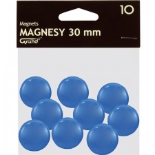 Grand KW TRADE Magnes 30mm Niebieskie 10szt KW1058-1