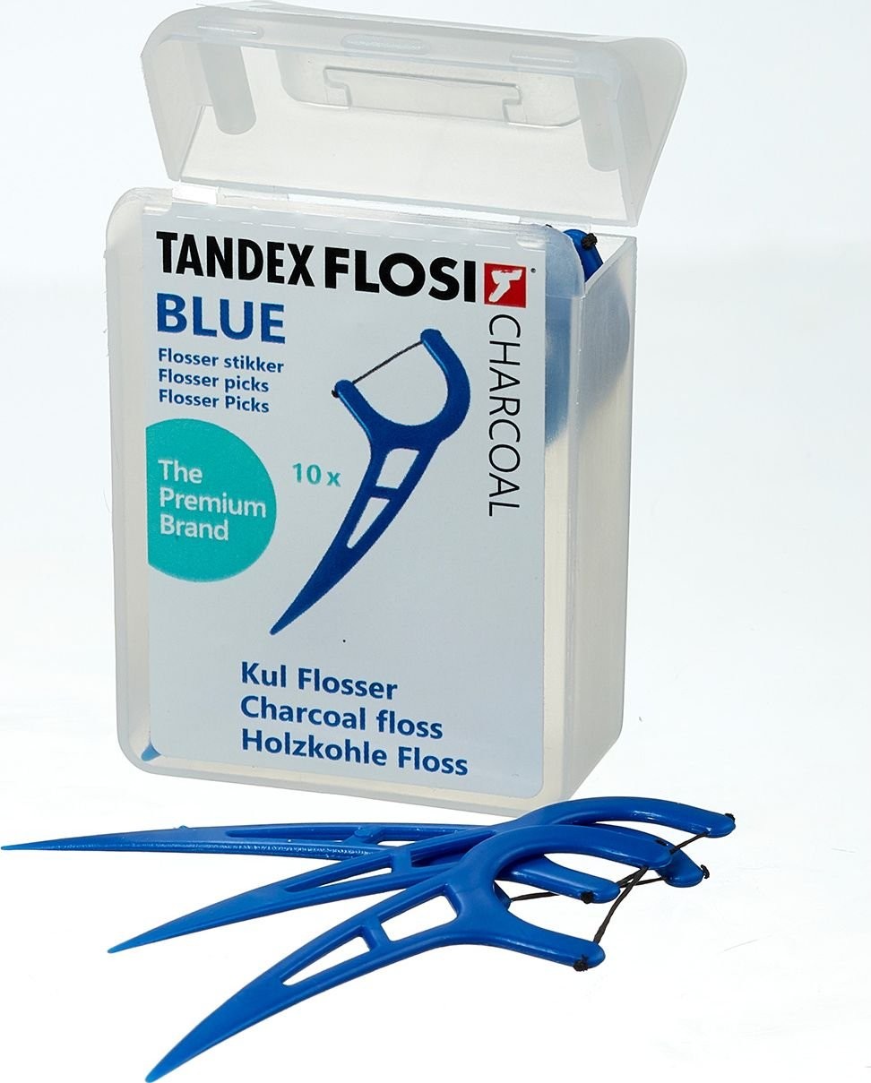 Tandex Floser z nitką węglową Blue 10 szt 5703459006054