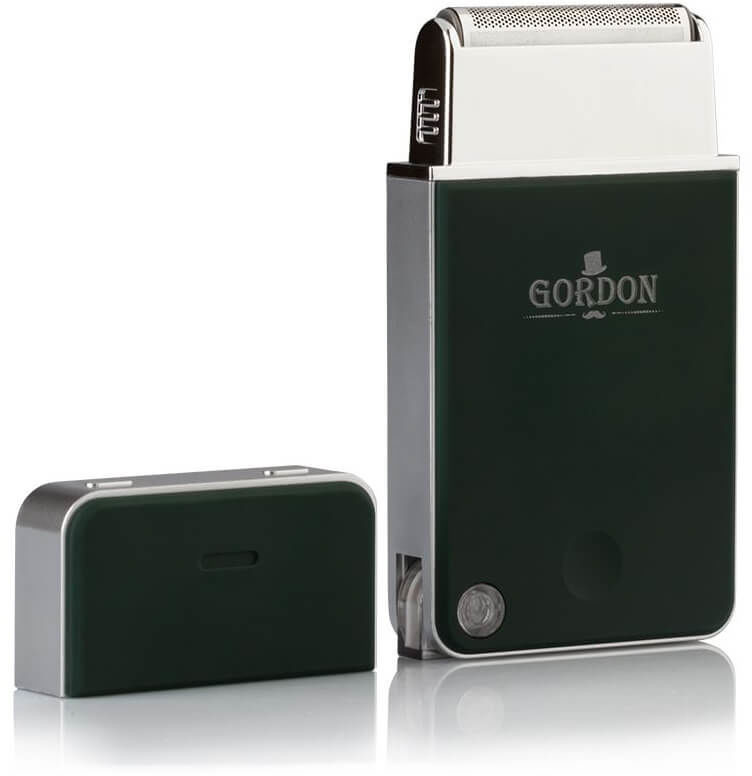 Gordon USB Shaver Travel Shaver Green Golarka bezprzewodowa do brody, zielona 16960