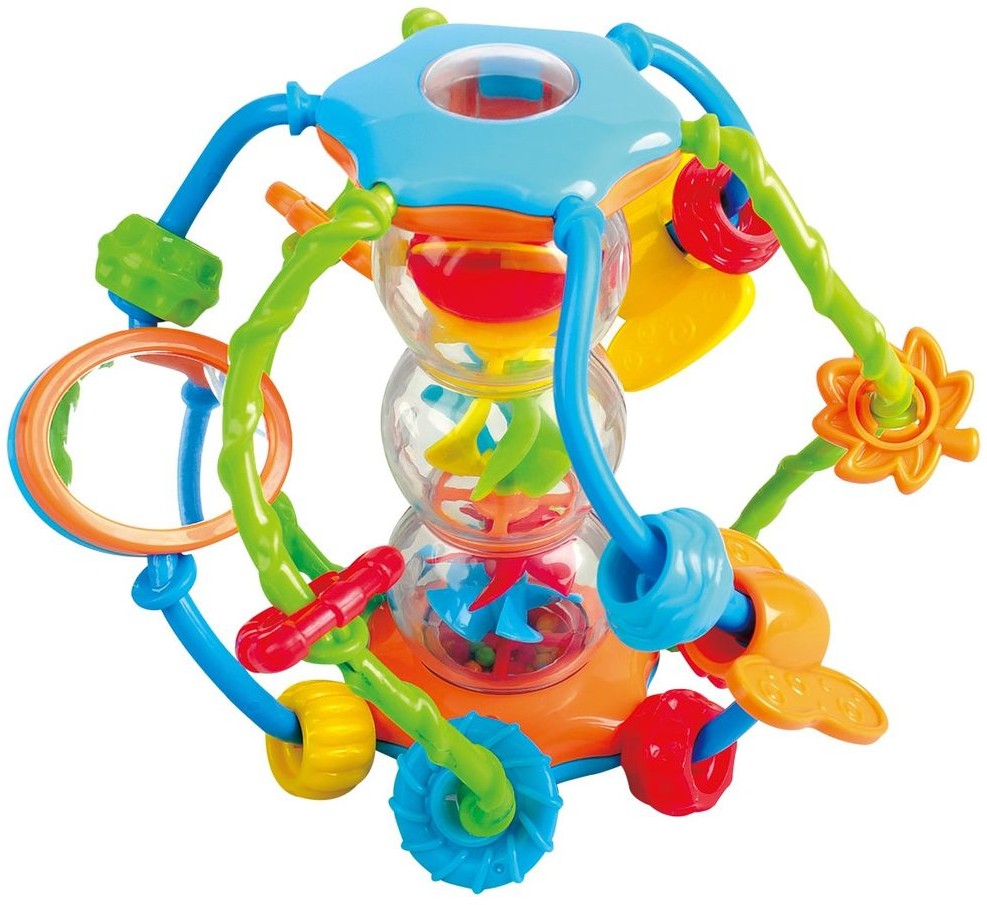 Teddies Edukacyjna grzechotka plastikowa 14cm