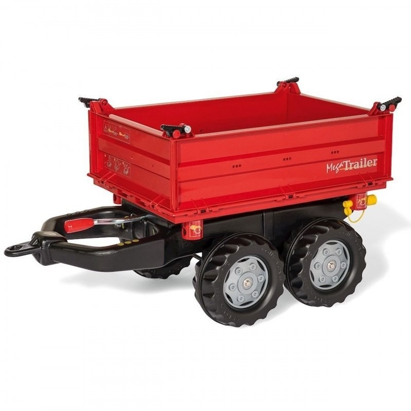 Rolly Toys Wielka przyczepa dwuosiowa 123018