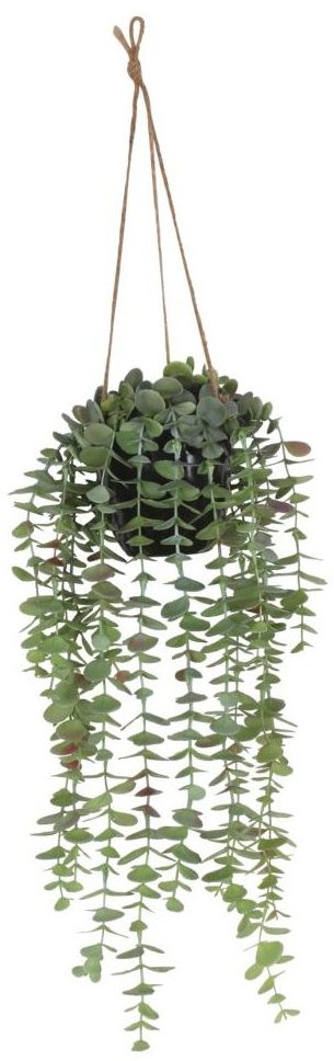 SPLENDID Eukaliptus sztuczny wiszący w doniczce 45 cm SPLENDID