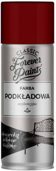 Forever paints Farba podkładowa antykorozyjna Forever Paints 400 ml czerwona tlenkowa