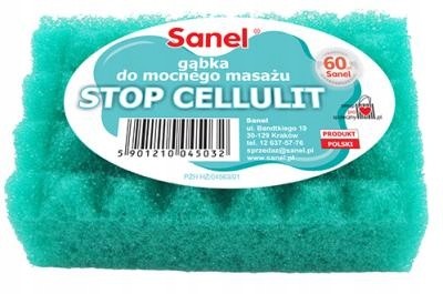 Sanel Gąbka do mocnego masażu stop cellulit