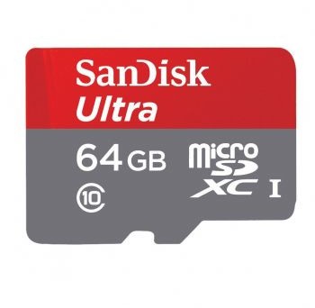 SanDisk MicroSD SDXC 64GB Class 10 (SDSQUNC-064G-GN6IA / 139732)