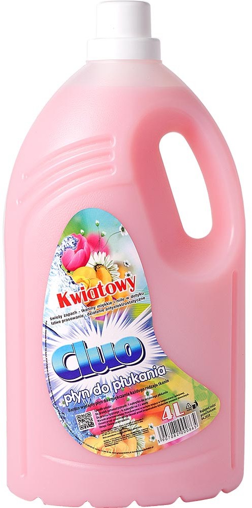 Cluo płyn do płukania ubrań 4L Kwiatowa Świeżość