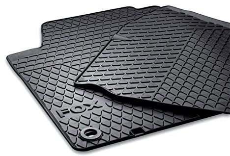 Volkswagen Oryginalne VW Fox dywaniki gumowe 2 X przednie dywaniki gumowe dywaniki czarna 5z1061501 041 użycia w każdych warunkach