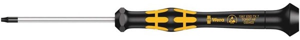 Wera 1567 Wkrętak TORX HF, precyzyjny ESD, z funkcją przytrzymującą, TX 7 x 60 mm 5030403001