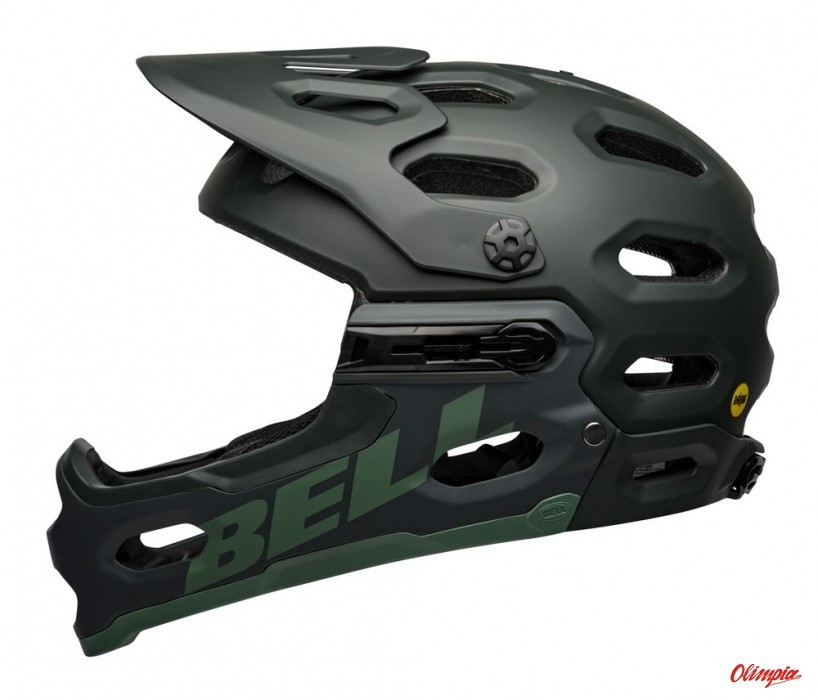 Bell Full Face Super 3R Mips Matte Green BEL-7126668