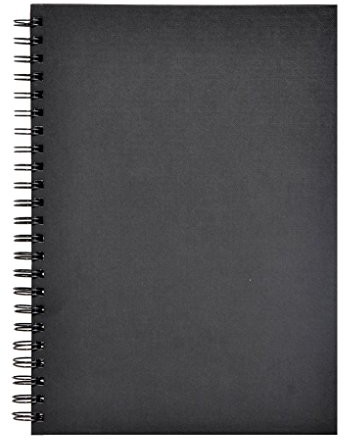 Clairefontaine 34254 °C szkicownik o podwójnej spirali wysokość goldine, DIN A4, 21 x 29.7 cm, 140 G, biały 34254C