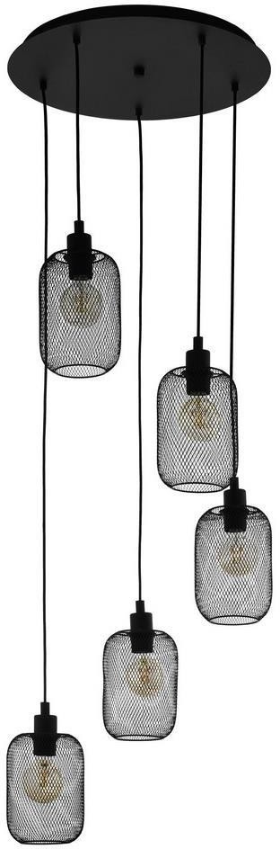 Eglo 43334 - Żyrandol na lince WRINGTON 5xE27/60W/230V