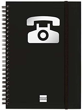 Finocam Finocam 8510660  książka spiralna, format A5, kolor: czarny, 1 sztuka 8510660