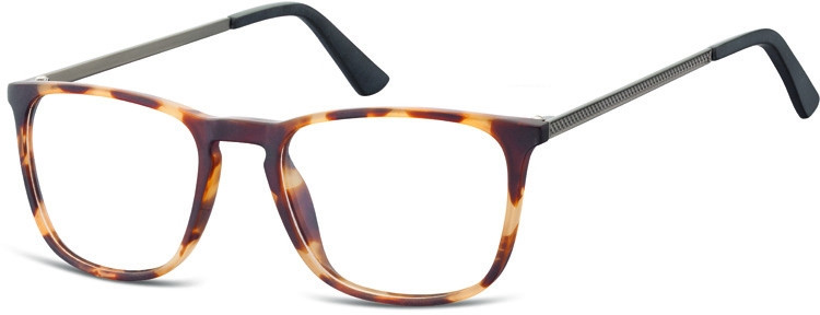 Sunoptic Oprawki zerówki korekcyjne nerdy Unisex AC25A bursztynowe AC25A