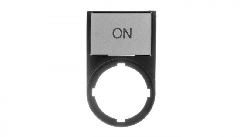Eaton Tabliczka opisowa ON 50x30mm czarna 22mm prostokątna M22S-ST-GB6 216496 216496