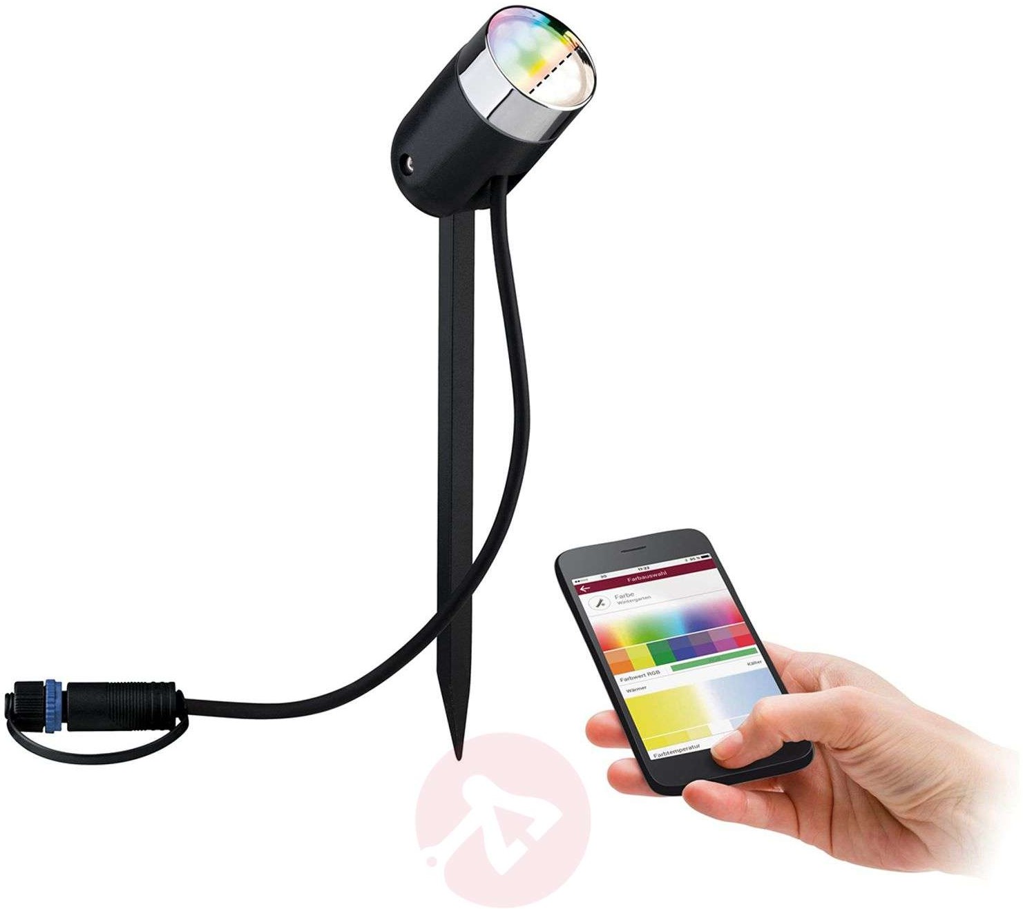 Paulmann Plug & Shine reflektor Pike, ZigBee, RGBW