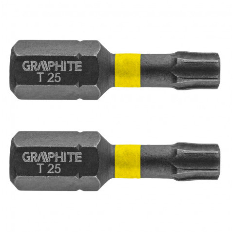 Graphite Bity udarowe TX25 x 25 mm, 2 szt. TOP-56H514