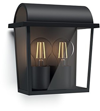 Philips myGarden Oprawa zewnętrzne Harvest, E27 ścienna, czarna 1723530PN